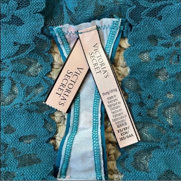 FINAL SALE! Victoria’s Secret lace waist cotton thong panties - Picture 4 of 7